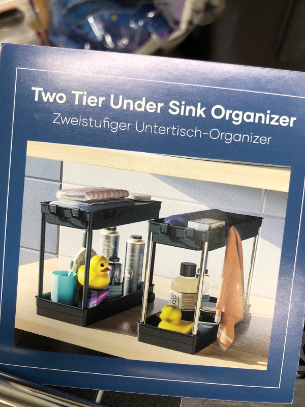 Photo 1 of  UNDER SINK ORGANIZER BLACK 