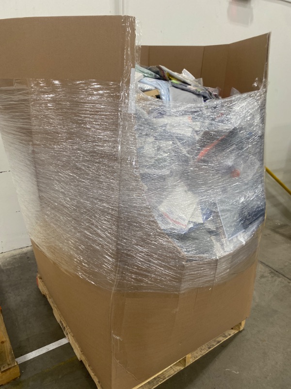 Photo 2 of AS IS Pallet of NEW wholesale miscellaneous items. Categories include: Home & Garden, Toys & Baby, Clothing & Accessories, Home & Kitchen etc. This Pallet is NON-REFUNDABLE