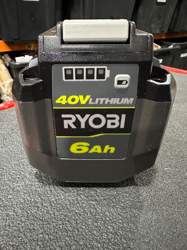 Photo 3 of Ryobi 40-Volt Lithium-Ion 6.0 Ah High Capacity Battery