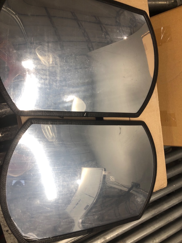 Photo 2 of **************MISSING HARDWARE*************
 SET OF 2   TruckSpec TS-3026 5.5" x 4" Oblong Adhesive Blind Spot Mirror
