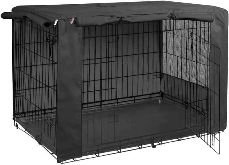 Photo 1 of 
HiCaptain Folding Metal Dog Crate Cover for 36 Inch Wire Pet Cage (Black)
Size:36.0"L x 23.0"W x 25.0"H
Color:[Upgrade] Black?only Cover