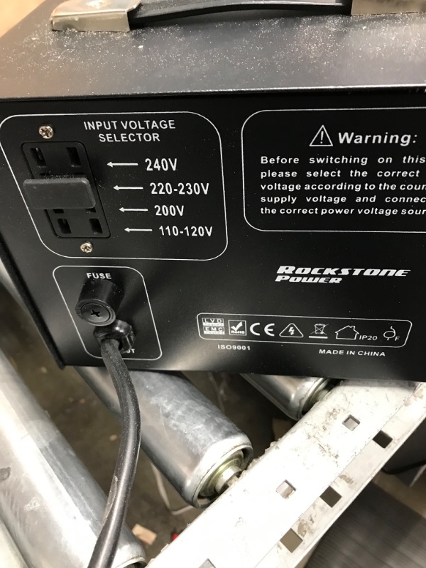 Photo 1 of ROCKSTONE POWER 5000 Watt Voltage Converter Transformer - Heavy Duty Step Up/Down AC 110V/120V/220V/240V Power Converter - Circuit Breaker Protection – DC 5V USB Port - CE Certified [3-Year Warranty]