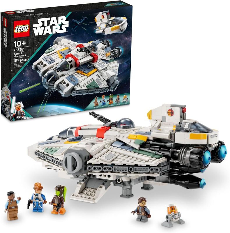 Photo 1 of **PARTS POSSIBLY MISSSING
LEGO Star Wars: Ahsoka Ghost & Phantom II 75357 Playset Inspired by The Ahsoka Series