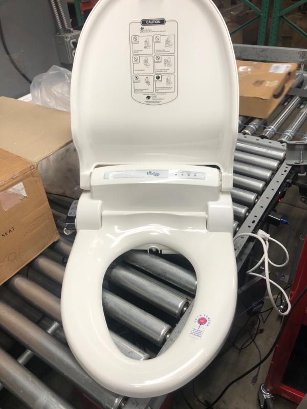 Photo 4 of ***Parts Only***Bio Bidet by Bemis BB-1000W Supreme Warm Water Bidet Toilet Seat, Elongated, White BB-1000 Wireless Remote Elongated