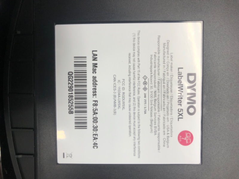 Photo 3 of DYMO LabelWriter 5XL Label Printer Bundle, Prints Extra-Wide Shipping Labels (UPS, USPS) from Amazon, eBay, and More, Perfect for eCommerce Sellers, Includes 5 Extra-Large Shipping Labels (1100 Total)