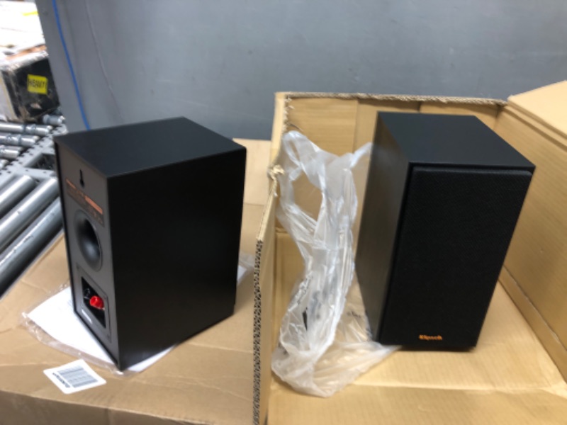 Photo 2 of Klipsch R-41M Powerful Detailed Bookshelf Home Speaker Set of 2 Black Pair