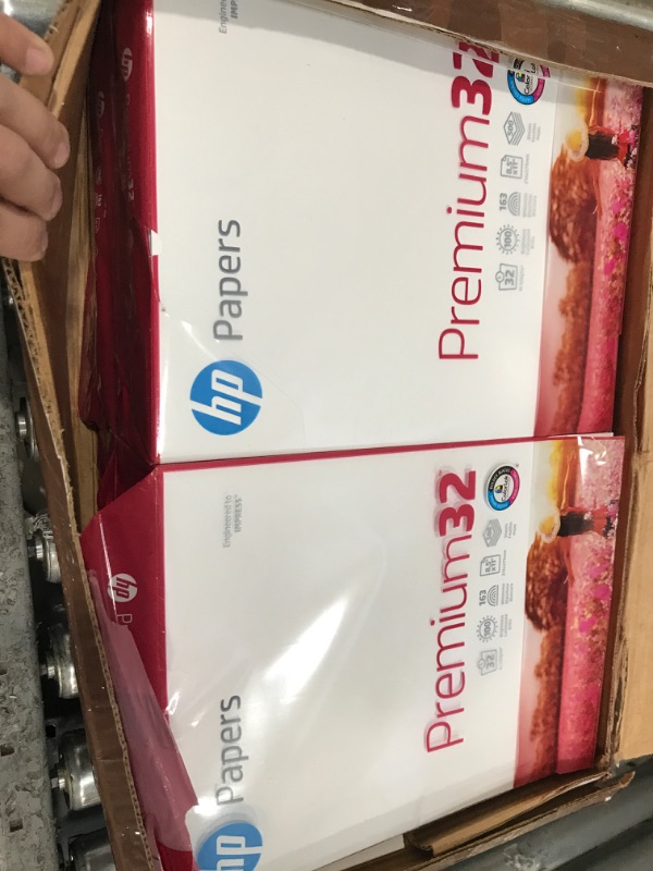 Photo 2 of HP Paper Printer | 8.5 x 11 Paper | Premium 32 lb | 1 Ream - 500 Sheets | 100 Bright | Made in USA - FSC Certified | 113100R 1 Ream | 500 Sheets Premium32 4 pack 