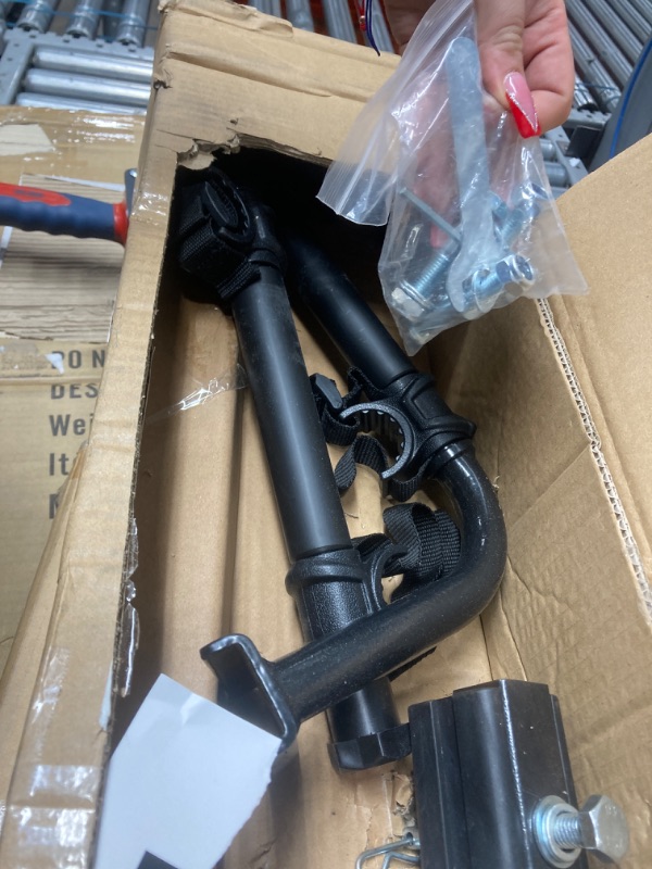 Photo 1 of MaxxHaul 50025 Hitch Mount 2 Bike Rack For Cars, Trucks, SUV's, Minivans - 100 lb. Capacity