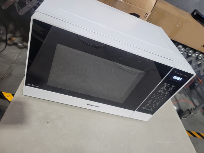 Photo 5 of **SEE NNOTES**
Panasonic NN-SN67K Microwave Oven, 1.2 cu.ft, Stainless Steel/Silver 1.2 cu.ft - White