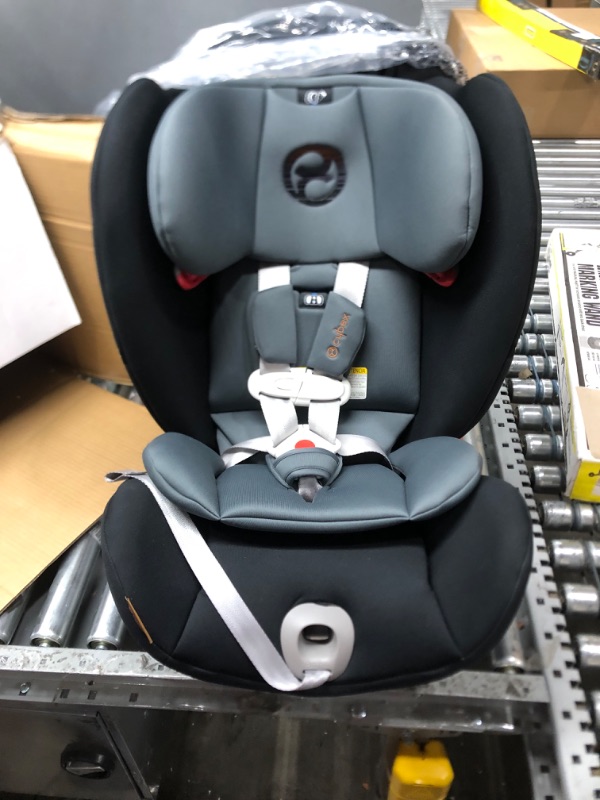 Photo 3 of CYBEX Eternis S™ All-in-One Convertible Car Seat-Pepper Black