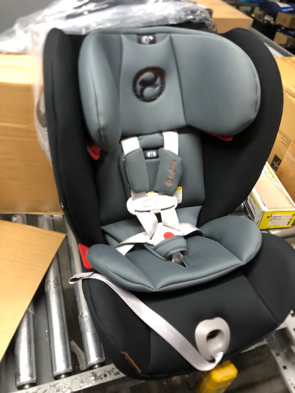 Photo 4 of CYBEX Eternis S™ All-in-One Convertible Car Seat-Pepper Black