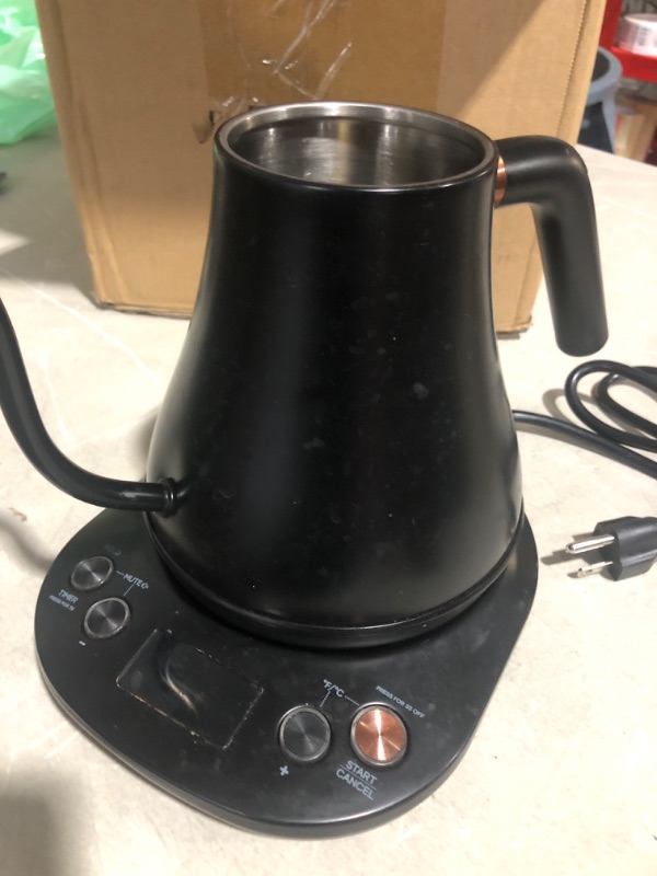 Photo 2 of * used * dirty * see images *
Mecity Electric Gooseneck Kettle With Display Automatic Shut Off Coffee Kettle Temperature Control