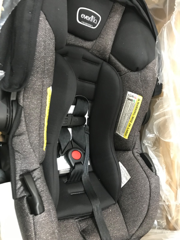 Photo 2 of Evenflo Pivot Modular Travel System with Universal Stroller Organizer Casual Gray With Universal Stroller