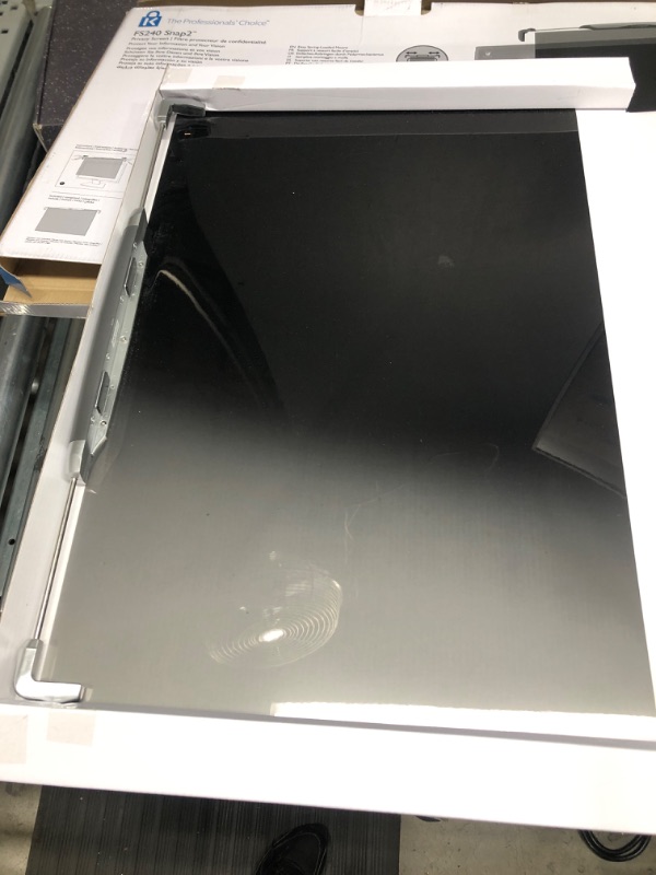 Photo 1 of Kensington FS240 Snap2 Privacy Screen for 22-Inch to 24-Inch Widescreen 16:10 and 16:9 Monitors (K55315WW),Black 22"-24" Hanging Privacy Screen