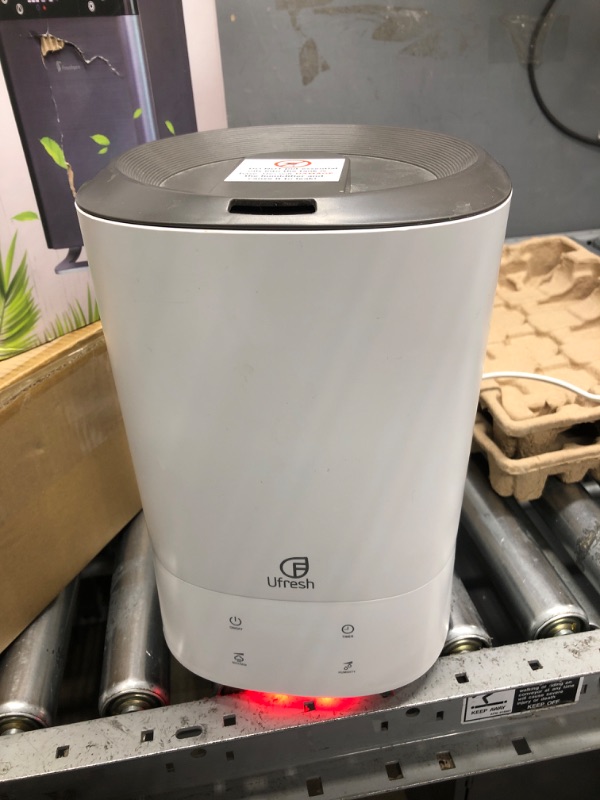 Photo 2 of  Ufresh Humidifiers for Bedroom Large Room Nursery, Cool Mist Humidifier With Ultrasonic Quiet, Auto Shut-off and Easy to Clean, Last up to 40 Hours, White
