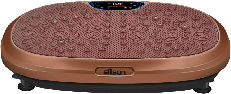 Photo 1 of EILISON FitMax 3D XL Vibration Plate Exercise Machine - Whole Body Workout Vibration Fitness Platform w/Loop Bands - Home Workout for Lymphatic Drainage Machine for Weight Loss, Shaping, Wellness, Recovery

