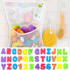 Photo 1 of Baby Bathing Shower Toys Bathtub Floating Foam Toy Letters Number Learning Toys Bathroom Digital Education Toys Bubble Stickers
