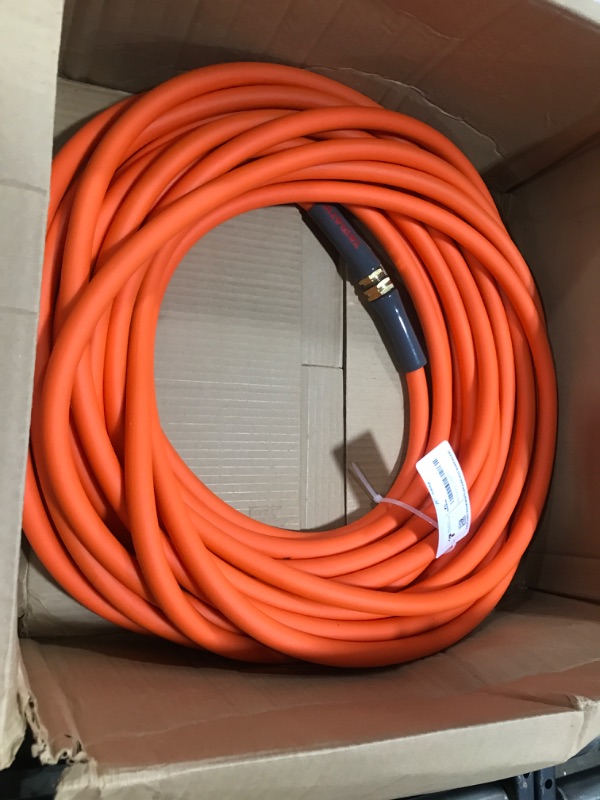 Photo 2 of YAMATIC Heavy Duty Garden Hose 5/8 in x 75 ft, Super Flexible Water Hose, All-weather, Lightweight, Burst 600 PSI 75' (feet)