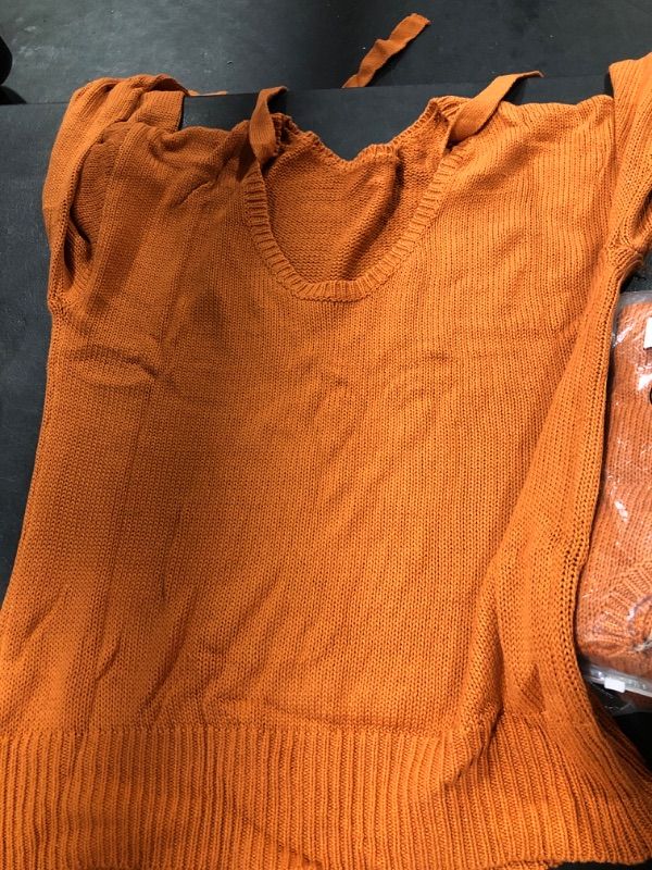 Photo 1 of Asvivid Women Criss Cross V Back Sweaters Fall Trendy Long Sleeve Crewneck Knitted Pullover Jumper2XL