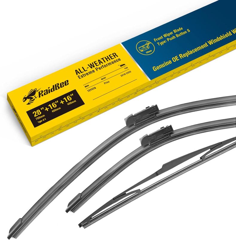 Photo 1 of 3 Wiper Blades 2816-16-A Wipers Replacement for Toyota Prius 2016-2020 Windshield Wiper Blade -Original Factory Quality
