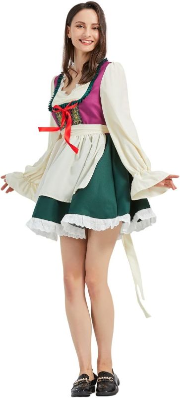 Photo 1 of Cabjiang Oktoberfest Costume Bavarian Halloween Beer Women Girls Costumes Adult L