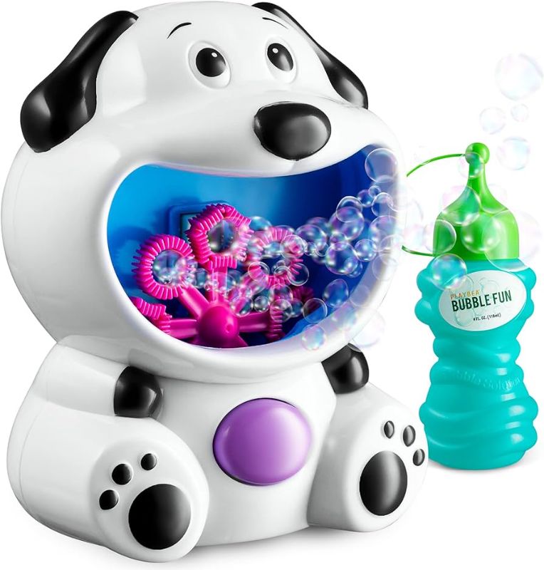 Photo 1 of Bubble Machine for Kids - Bubble Blower for Big Bubbles | Bubble Maker | Kids Bubble Machine for Toddlers | Bubble Machine for Parties
