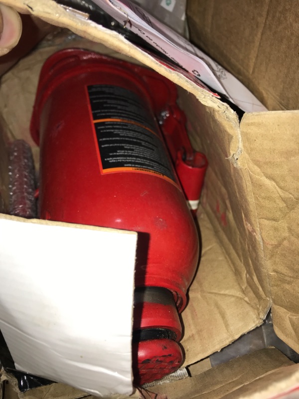 Photo 2 of BIG RED 20 Ton (40,000 LBs) Torin Welded Hydraulic Car Bottle Jack for Auto Repair and House Lift, Red, TAM92003B