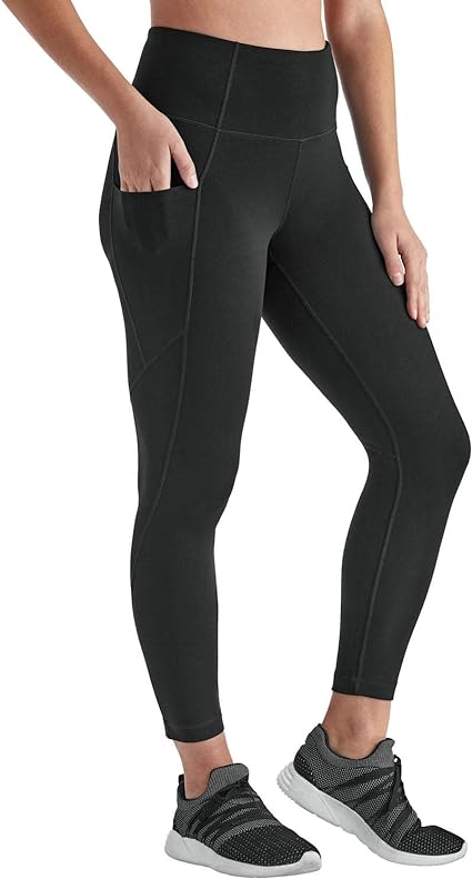 Photo 1 of 2 Pack - Member's Mark Ladies Everyday Ankle Leggings - Black - XXL
