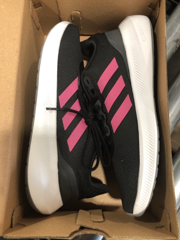 Photo 2 of [Size 9] adidas Women's Run Falcon 3.0 Shoe 9 Black/Pulse Magenta/Grey