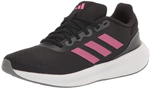 Photo 1 of [Size 7] adidas Women's Run Falcon 3.0 Shoe 7 Black/Pulse Magenta/Grey