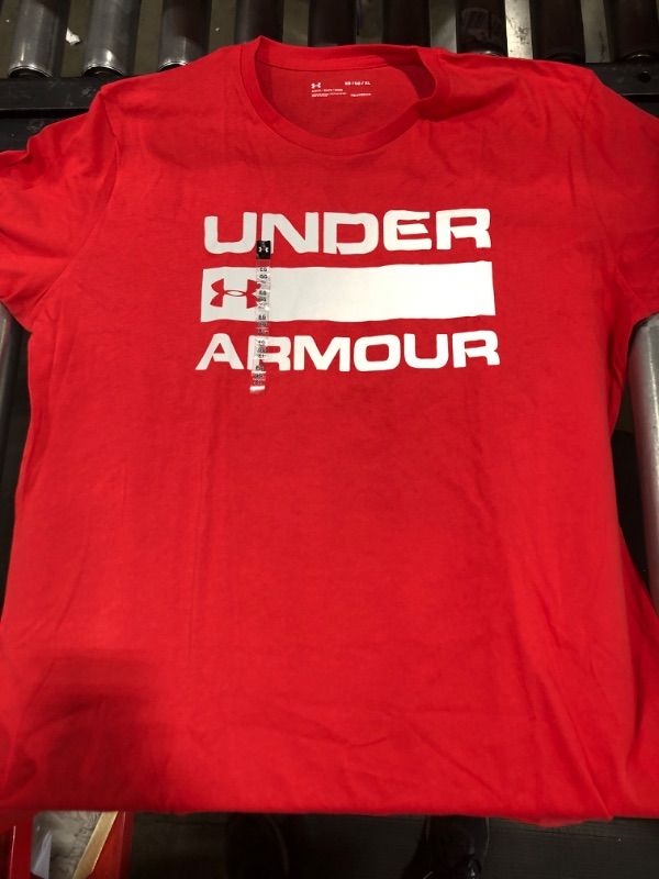 Photo 2 of [Size XL] Under Armour Men's Team Issue Wordmark Short Sleeve T-Shirt- Red