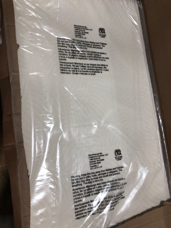 Photo 1 of Delta Children Summer Breeze Mattress - Breathable Baby Crib & Toddler Mattress with Cloud Core - Machine Washable Cover - GREENGUARD Gold – Waterproof - Sustainably Sourced Core, Apricot/White