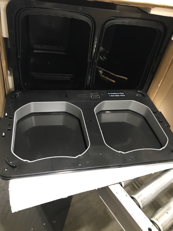Photo 1 of 16 GALLON DUAL COMPARTMENT STAINLESS STEEL TOUCHLESS SENSOR 