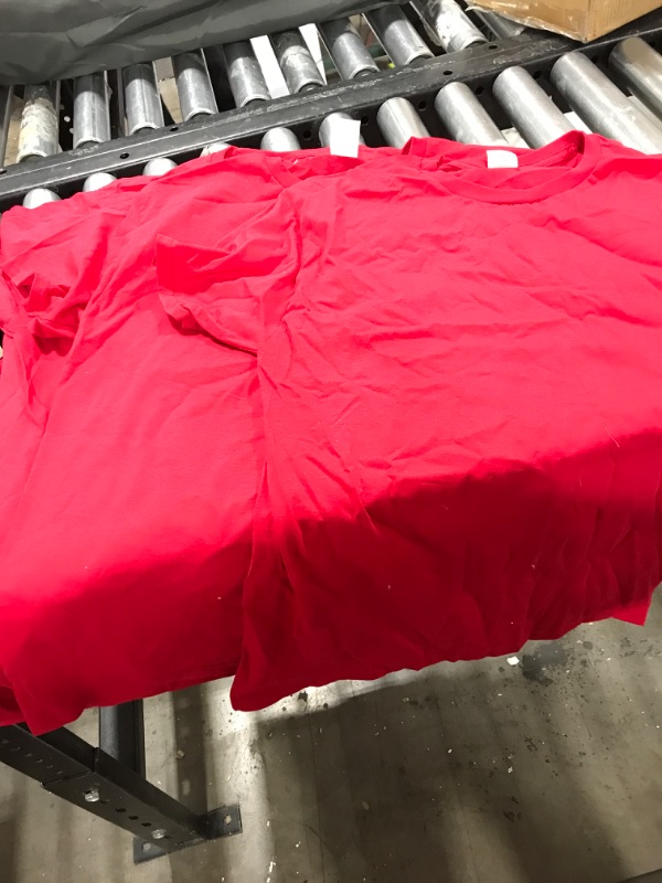 Photo 1 of 4 MENS RED HANES SHIRTS SIZE M