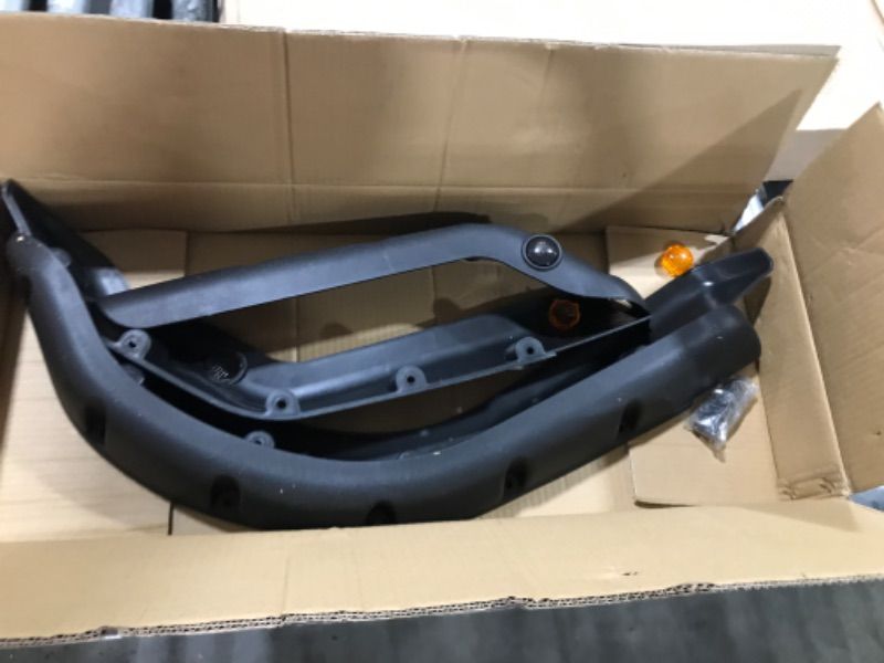 Photo 1 of 10L0L Golf Cart Fender Flares Contains 2 Front and 2 Rear for EZGO TXT RXV/Club Car DS Precedent/Yamaha G29 with Metal Hardware