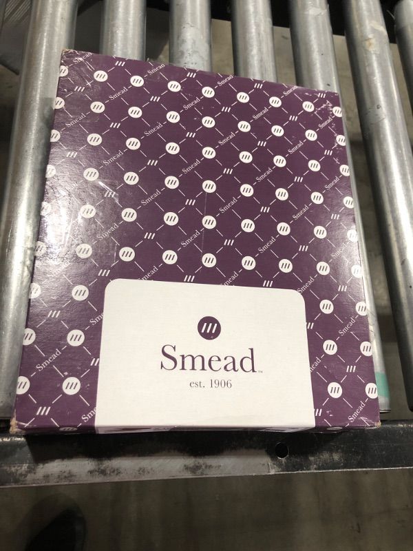 Photo 2 of Smead 100% Recycled Pressboard Classification File Folder, 2 Dividers, 2" Expansion, Letter Size, Bright Red, 10 per Box (14061)