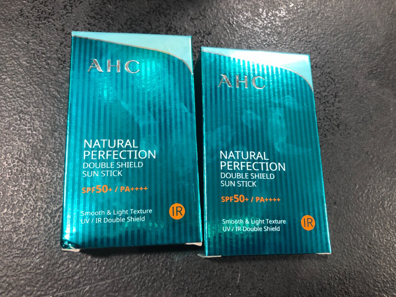 Photo 2 of [ 1+1 ] AHC Natural Perfection Double Shield Sun Stick 22g SPF50+ PA++++ A.H.C 