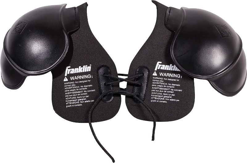 Photo 1 of 3-Pack Franklin Sports Kids Costume Football Shoulder Pads - Lightweight Dress Up Shoulder Pads for Youth + Toddlers - Perfect for Halloween Football Costumes,Black
