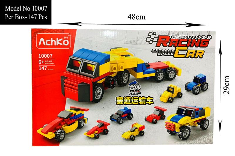 Photo 1 of 147 Pcs Building Block Racing Extreme Speed Car Lego-10007