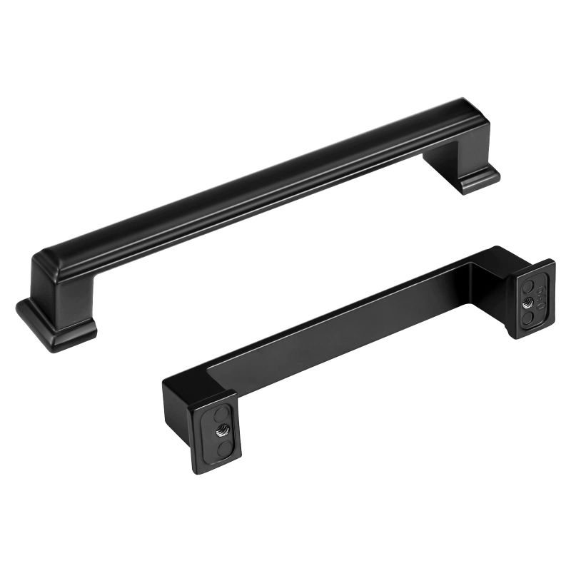 Photo 1 of zzjdsl 10 Pack  Matte Black Cabinet Pulls 3-3/4 Inch(96mm) Hole Center Cabinet Hardware Kitchen Cabinet Handles for Bathroom Drawer Pulls Dresser Pulls  (3-3/4 Inch(96mm))