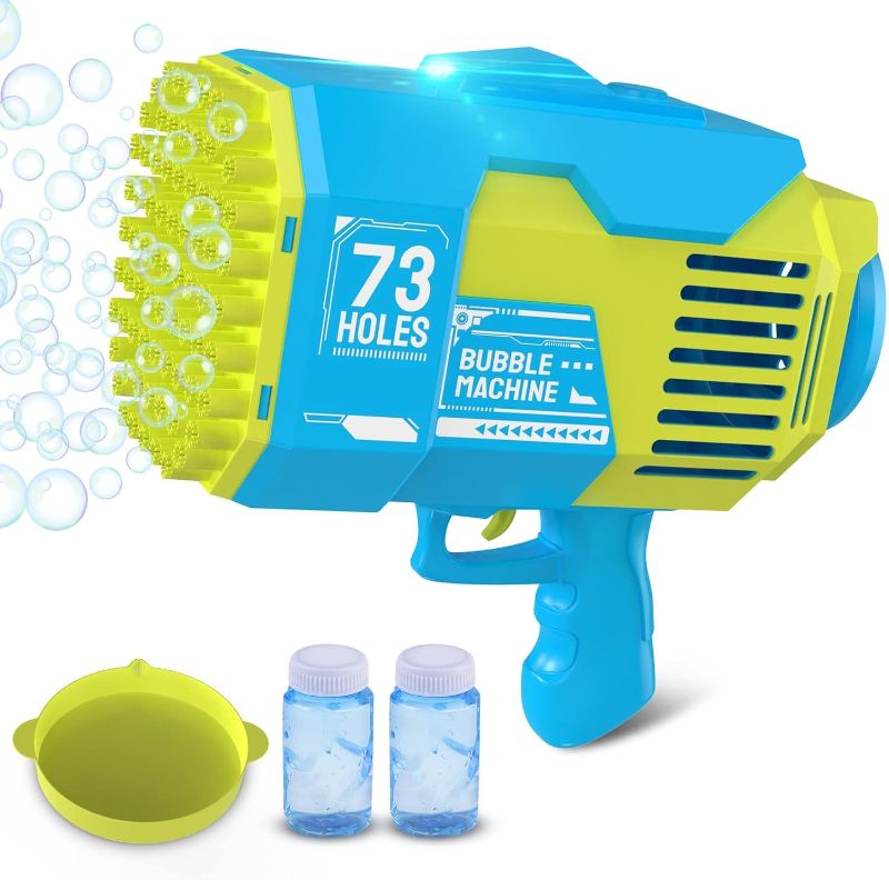 Photo 1 of 73 Holes Bubble Machine Gun (Blue)
