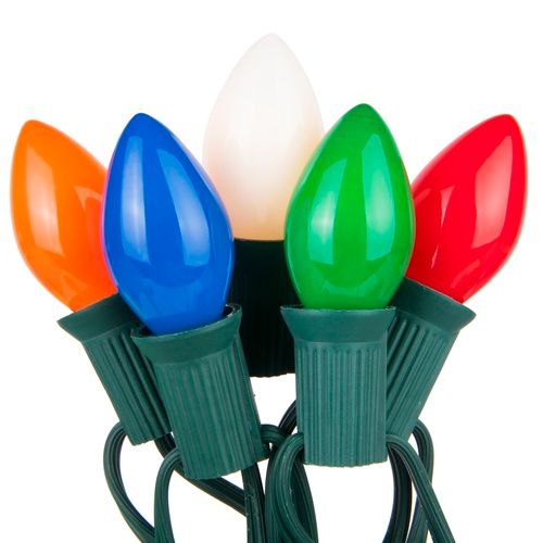 Photo 1 of 25 C7 Opaque Multicolor Christmas Lights