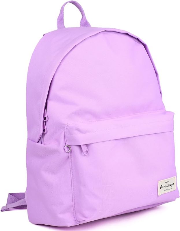 Photo 1 of Bevantage classic backpack, anti splashing, casual daily travel, laptop backpack (Purple)
