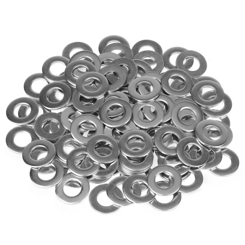 Photo 1 of  5/16 Inch Flat Washers, Stainless Steel Flat Washers, 100 Pieces