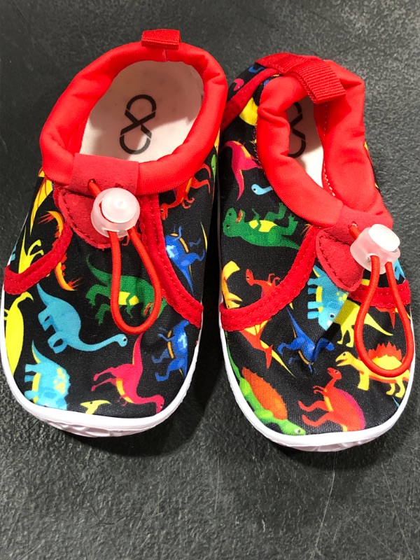 Photo 1 of (5) Toddler Boy/Girl Swim Shoes Dinosaurs Print