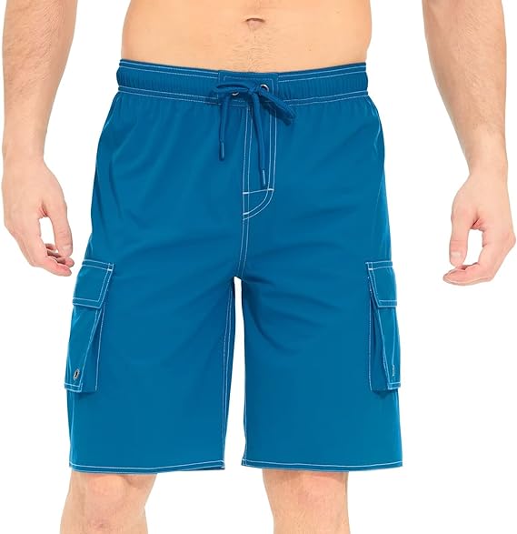 Photo 1 of (34) REDTURKEY Men's Swim Trunks Board Shorts Quick Dry Swimming Trunks
