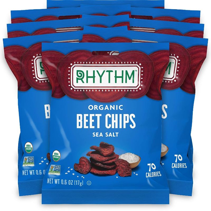 Photo 1 of 0.6 Oz. Organic Sea Salt Beet Chips, PK8