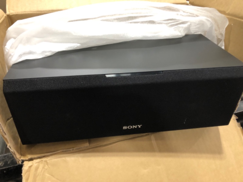 Photo 2 of Sony SSCS8 2-Way 3-Driver Center Channel Speaker - Black, 4 Bookshelf Speaker System