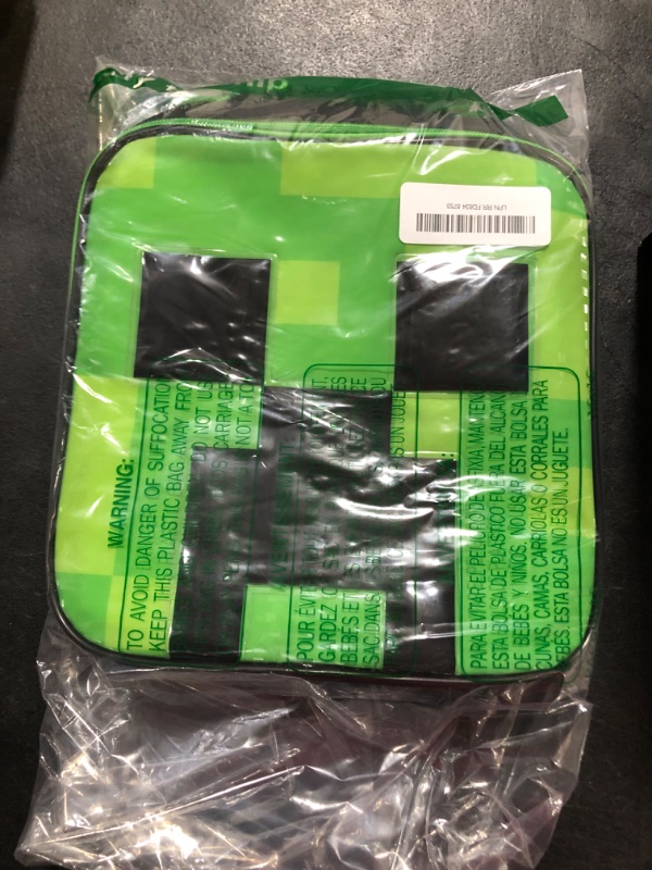 Photo 2 of Minecraft Video Game Creeper Insulated Lunch Box