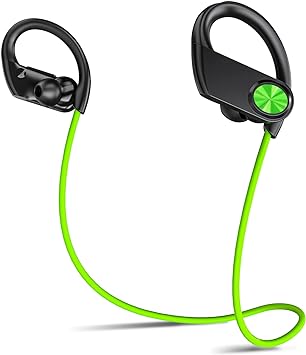 Photo 1 of ZZN Bluetooth Running Headphones, Wireless Waterproof IPX7 Earbuds with Earhooks,Sport Earbuds in Ear,16H Playtime Sweatproof Headphones for Gym Running Workout, Comfortable Ear Hook
